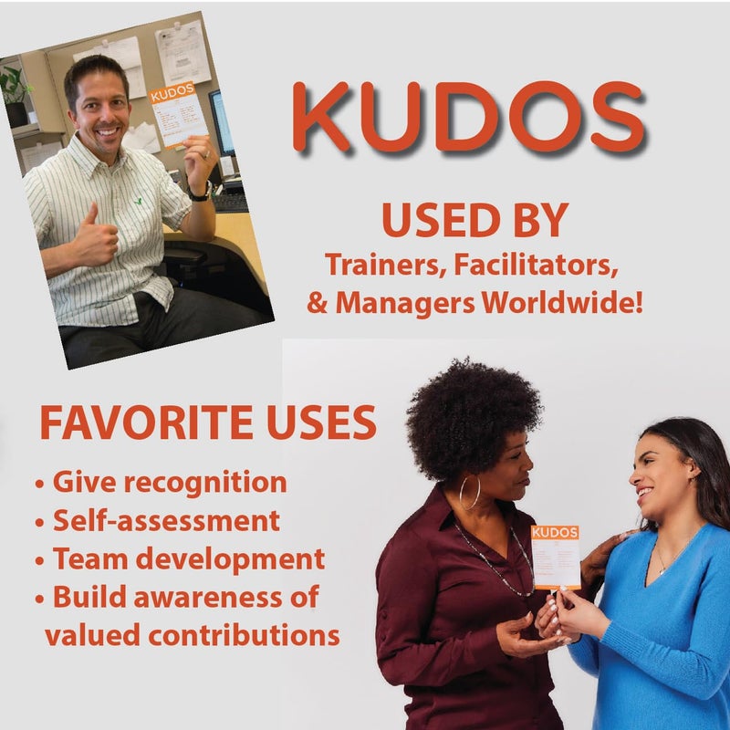 Trainers Warehouse Kudos for Work - Set of 10 Note Pads (Orange) | Clever & Colorful - Recognize Large or Small Contributions, & Inspire Continued Efforts | 4" W x 5.5" L - Image 4